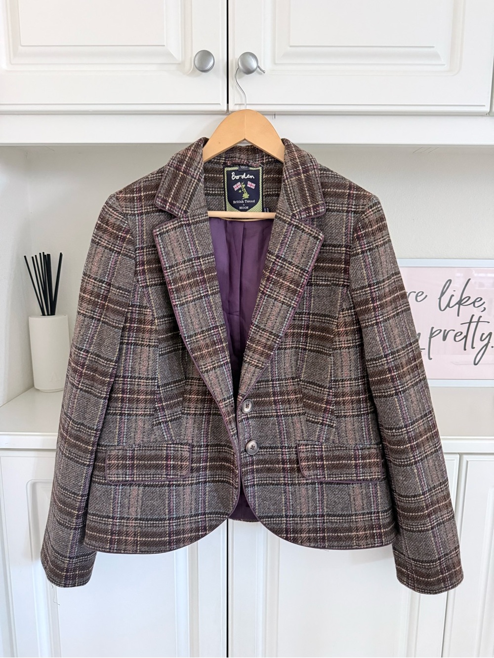 Boden MOON Tweed Blazer
